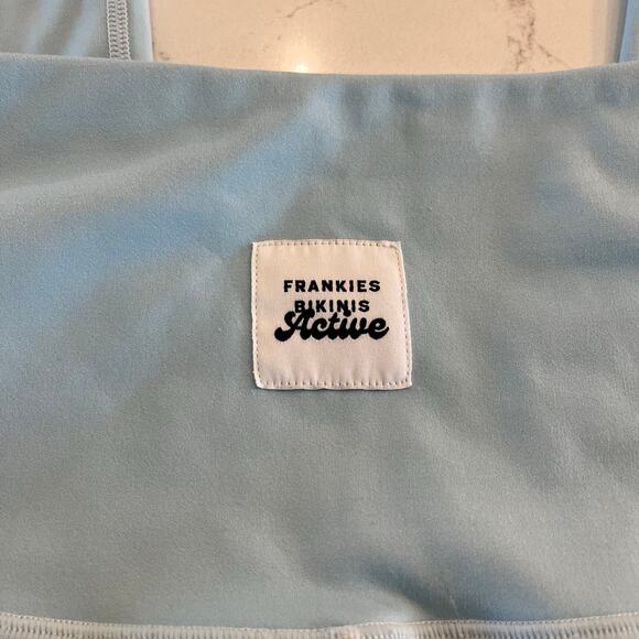 Frankies‎ Bikinis Active Light Blue Leggings size Small - Picture 5 of 11